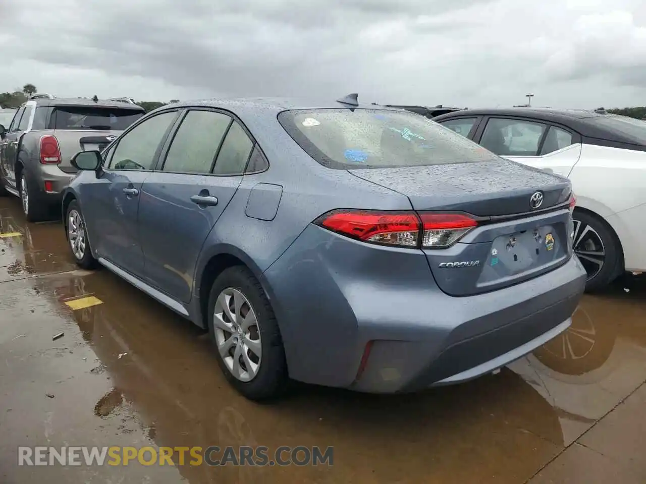 2 Фотография поврежденного автомобиля JTDEPRAE6LJ056524 TOYOTA COROLLA 2020