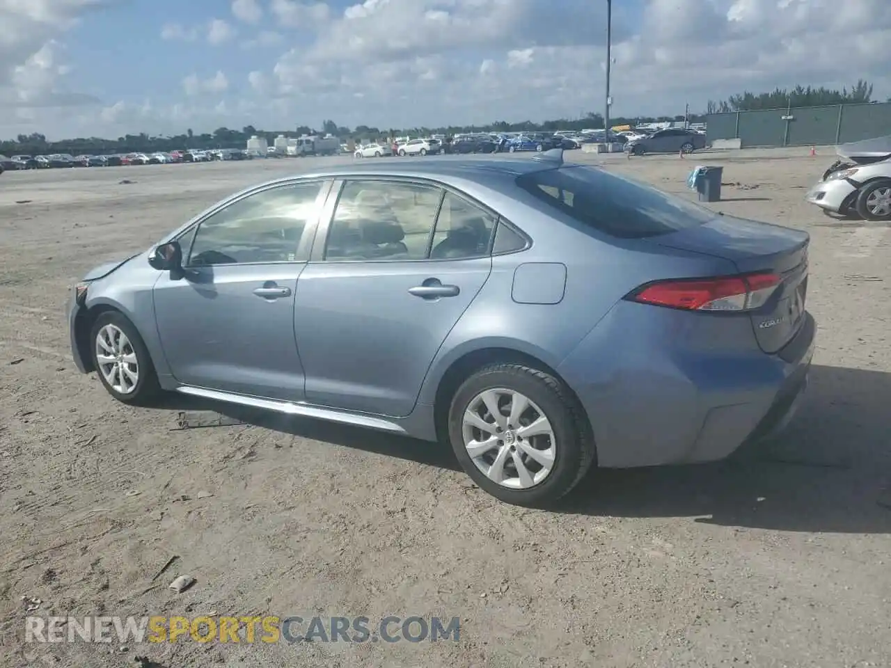 2 Photograph of a damaged car JTDEPRAE6LJ059696 TOYOTA COROLLA 2020