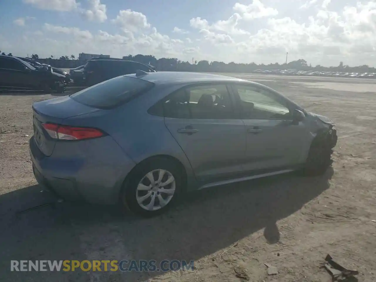 3 Photograph of a damaged car JTDEPRAE6LJ059696 TOYOTA COROLLA 2020