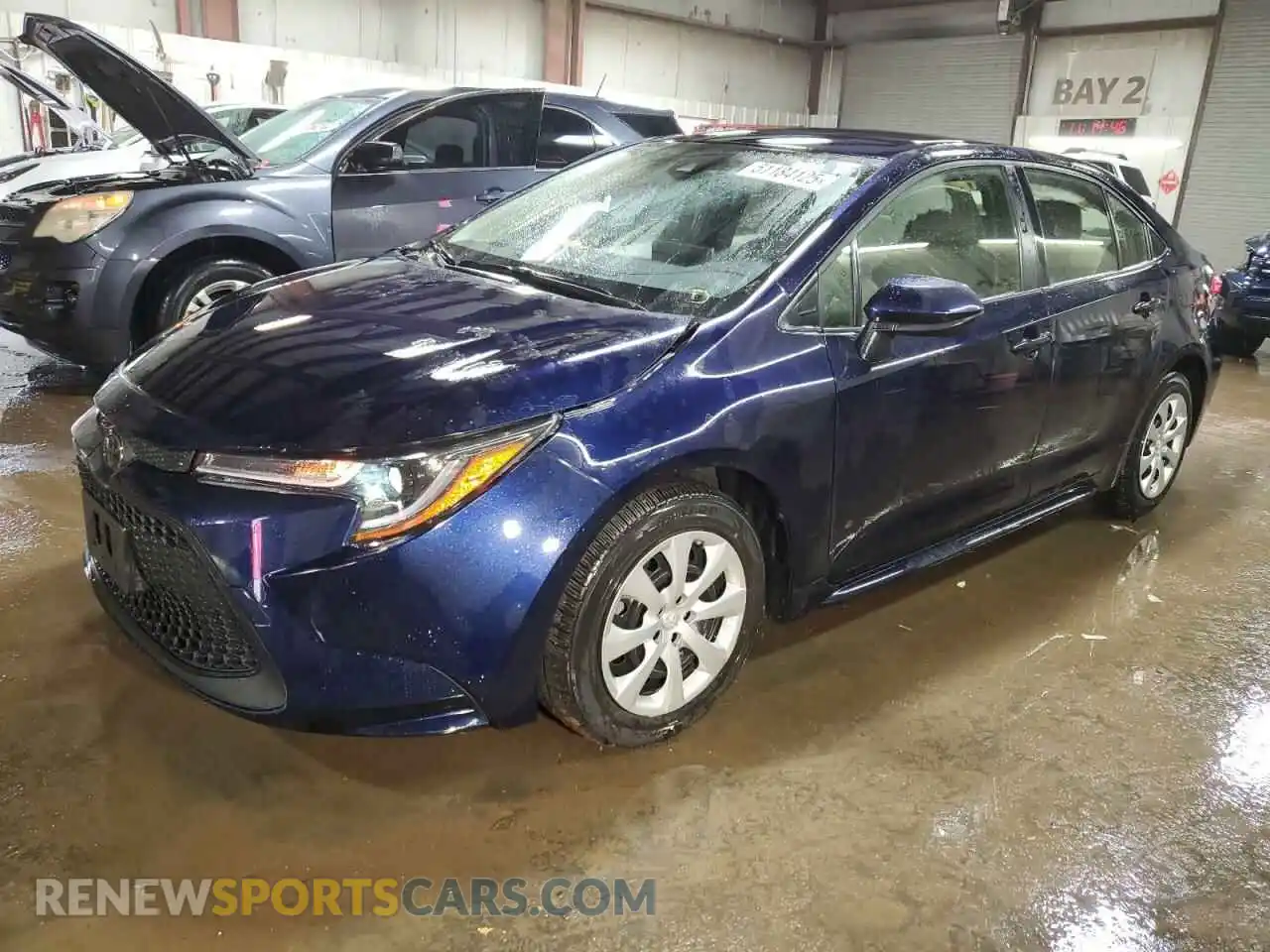1 Photograph of a damaged car JTDEPRAE6LJ065708 TOYOTA COROLLA 2020