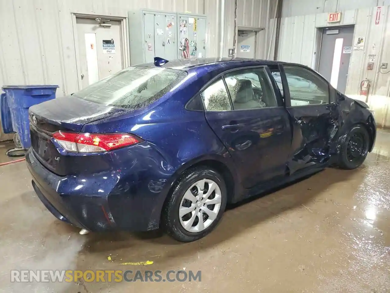 3 Photograph of a damaged car JTDEPRAE6LJ065708 TOYOTA COROLLA 2020