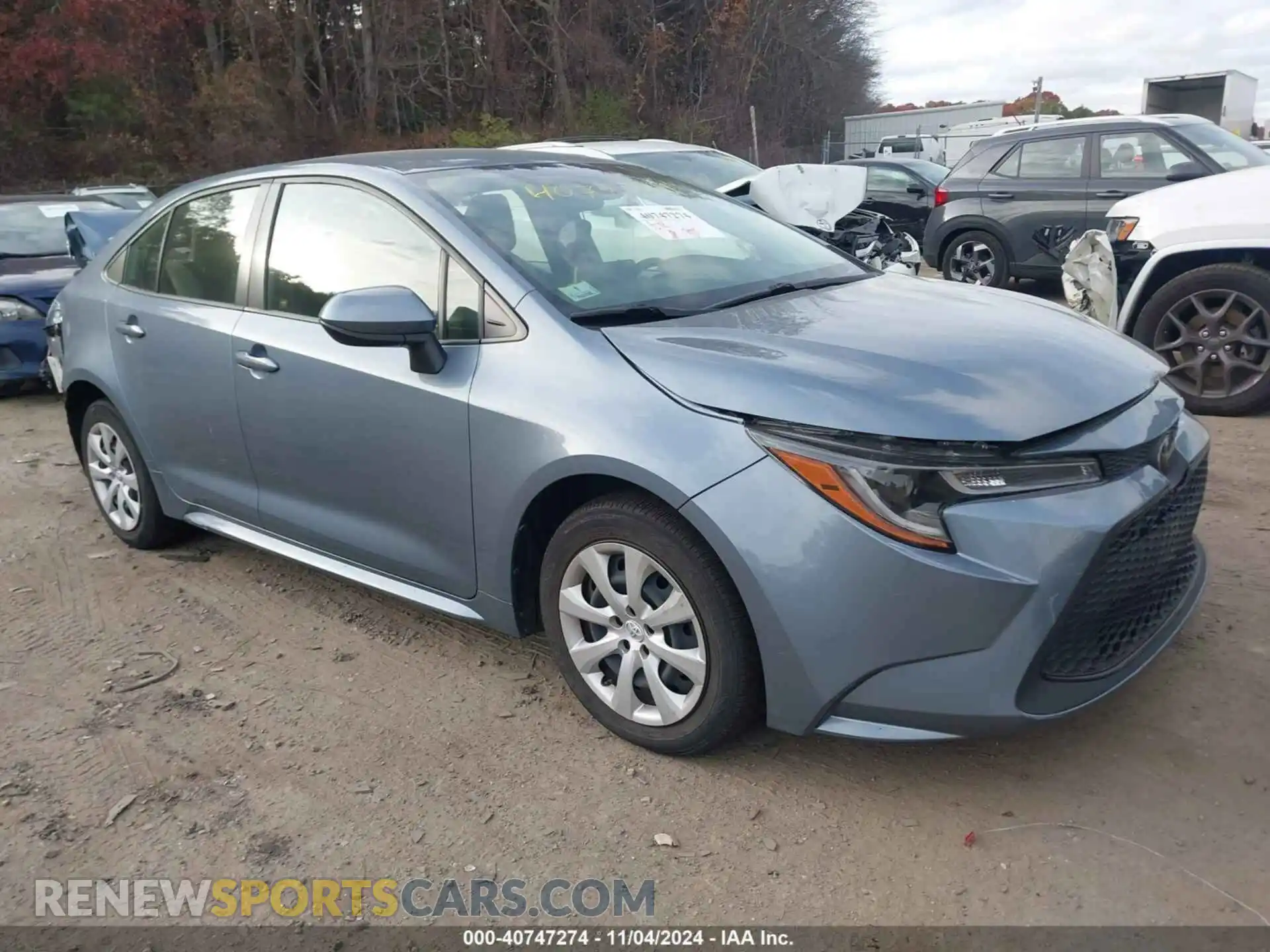 1 fotografías del automóvil dañado JTDEPRAE6LJ066275 TOYOTA COROLLA 2020