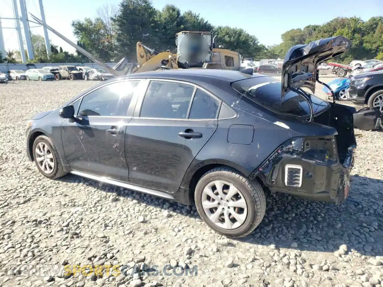 2 Photograph of a damaged car JTDEPRAE6LJ095338 TOYOTA COROLLA 2020