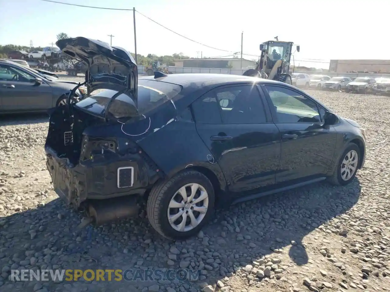 3 Photograph of a damaged car JTDEPRAE6LJ095338 TOYOTA COROLLA 2020