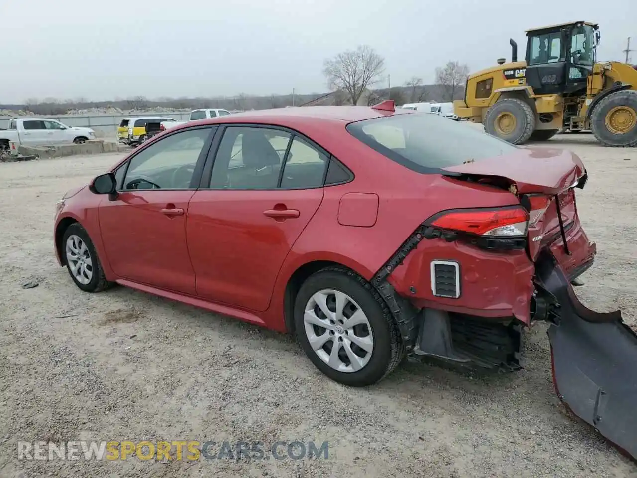 2 Photograph of a damaged car JTDEPRAE6LJ097025 TOYOTA COROLLA 2020