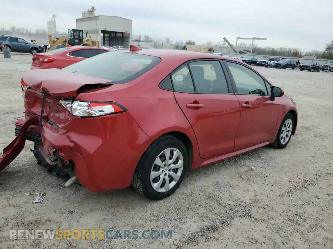 3 Photograph of a damaged car JTDEPRAE6LJ097025 TOYOTA COROLLA 2020