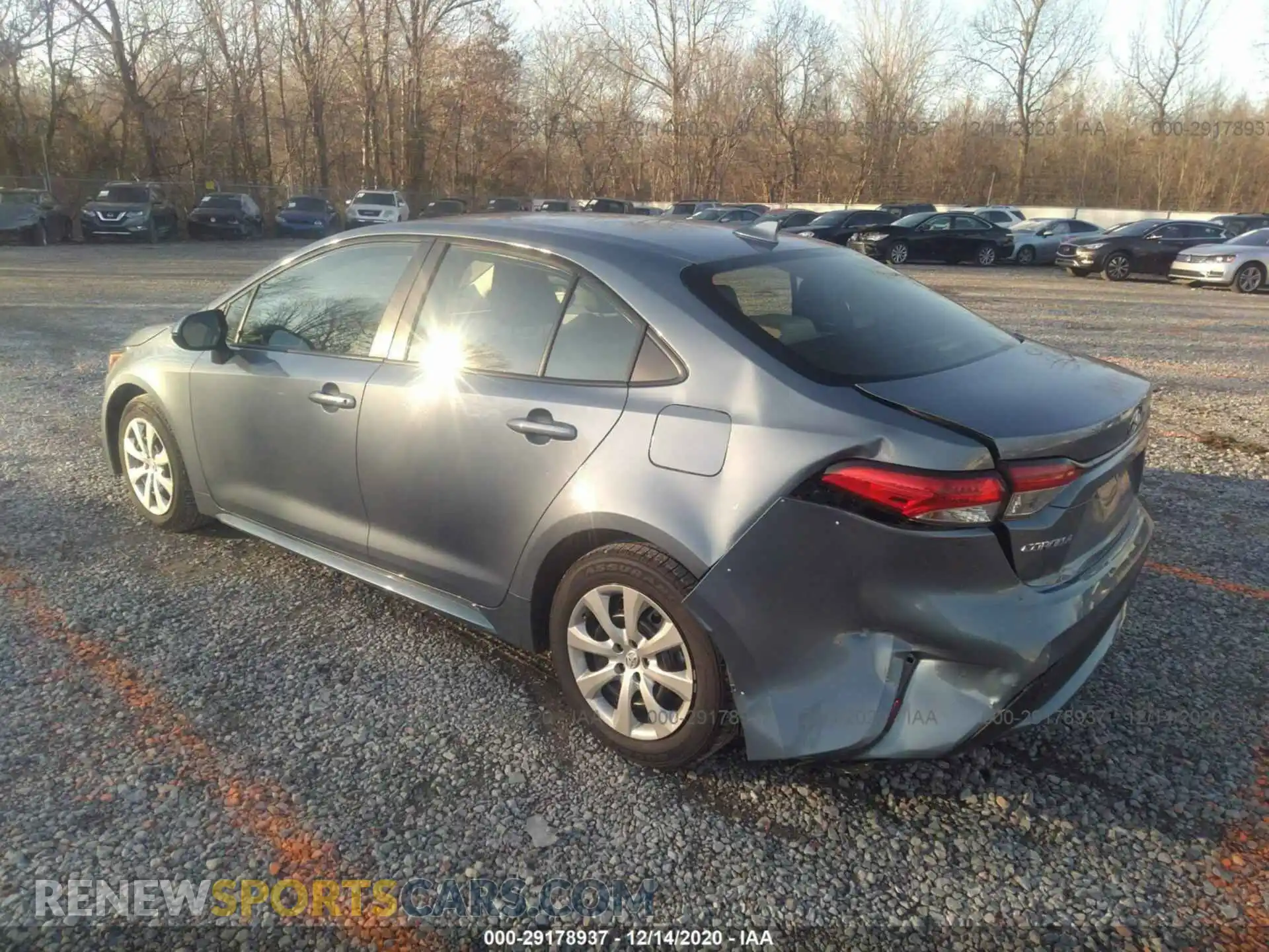 3 Photograph of a damaged car JTDEPRAE7LJ004237 TOYOTA COROLLA 2020