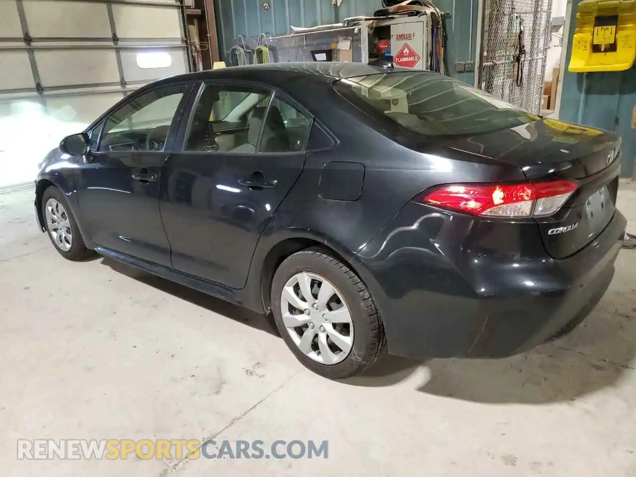 2 Photograph of a damaged car JTDEPRAE7LJ011625 TOYOTA COROLLA 2020