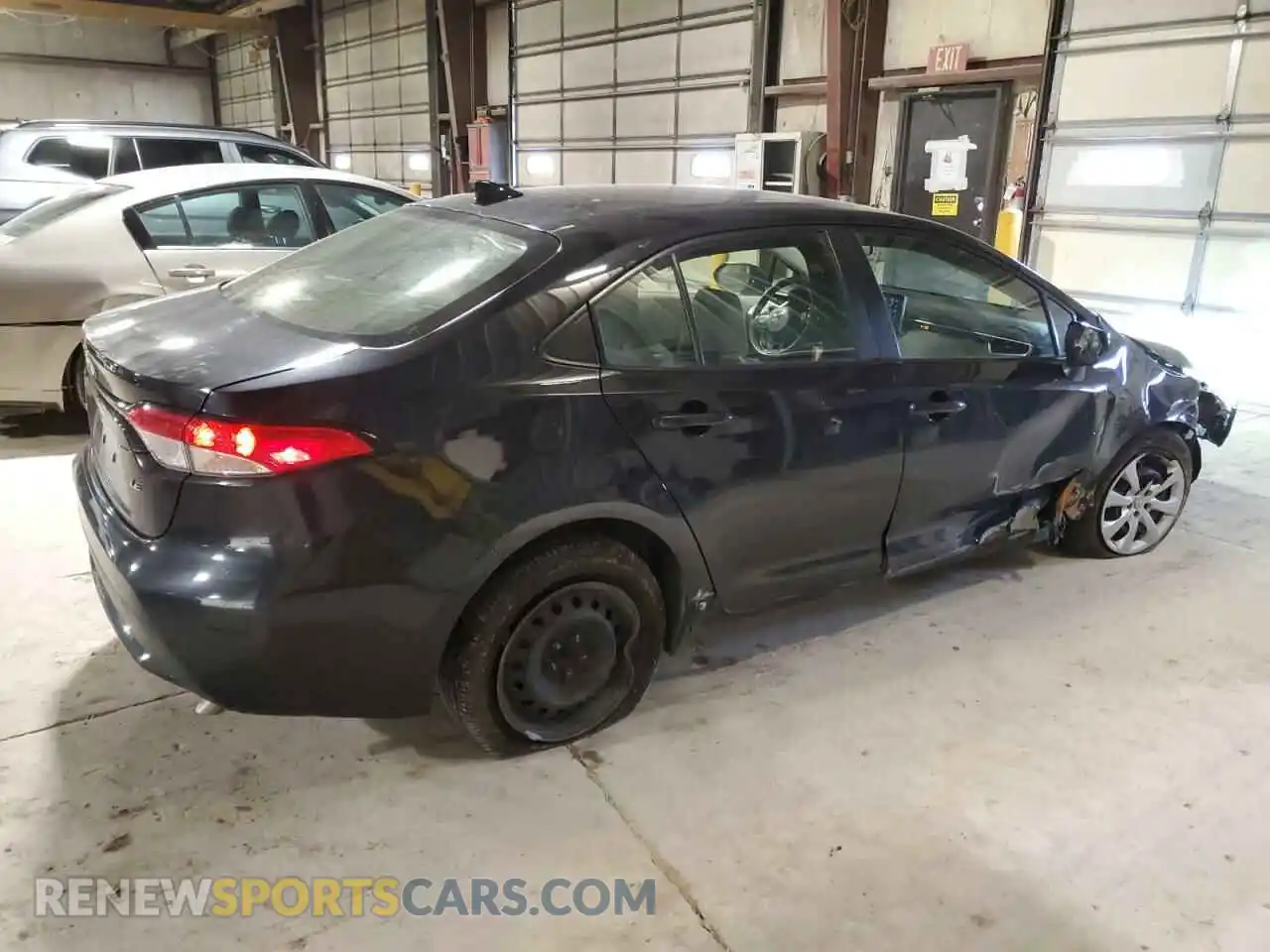 3 Photograph of a damaged car JTDEPRAE7LJ011625 TOYOTA COROLLA 2020