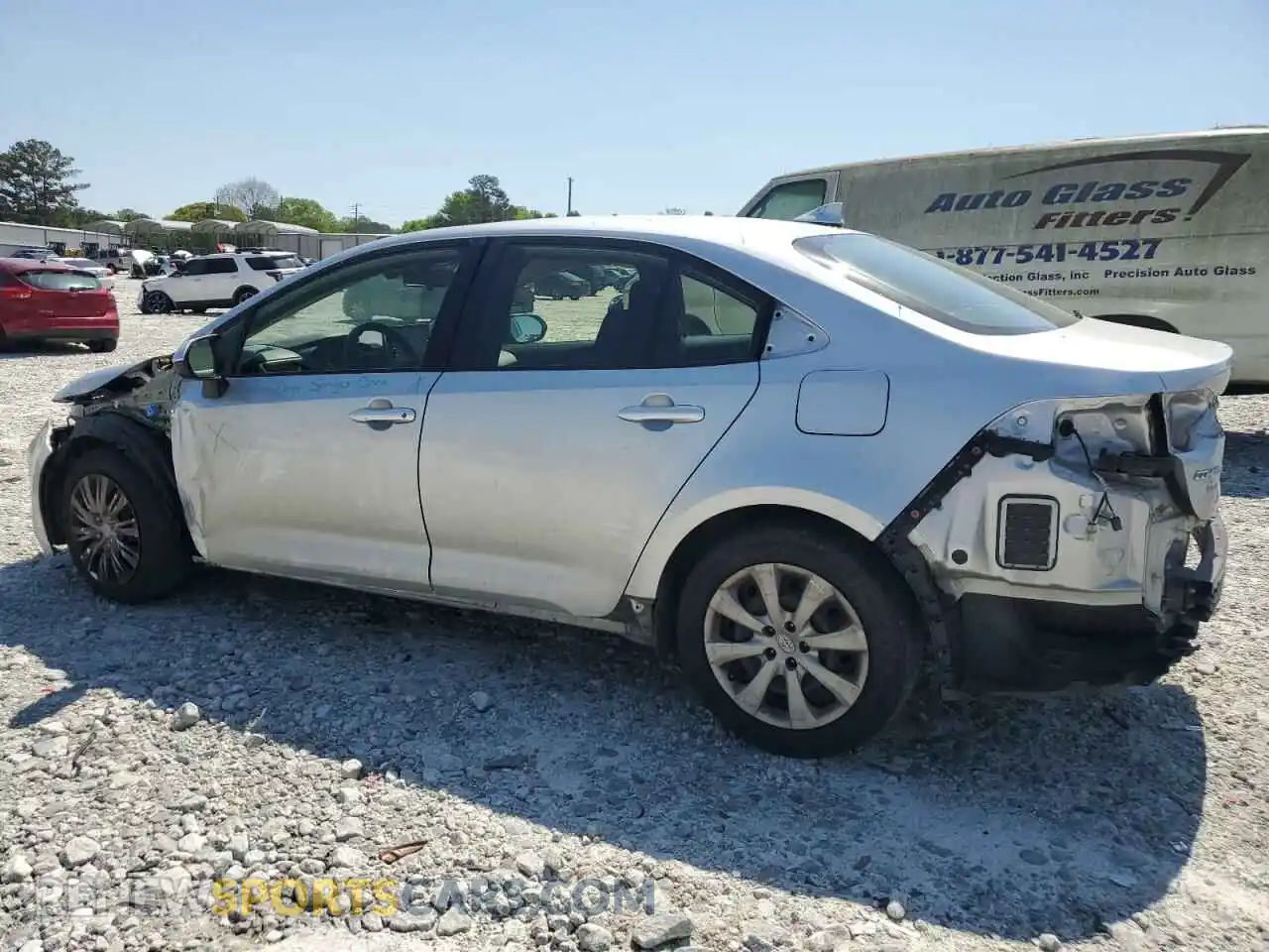 2 Photograph of a damaged car JTDEPRAE7LJ017988 TOYOTA COROLLA 2020