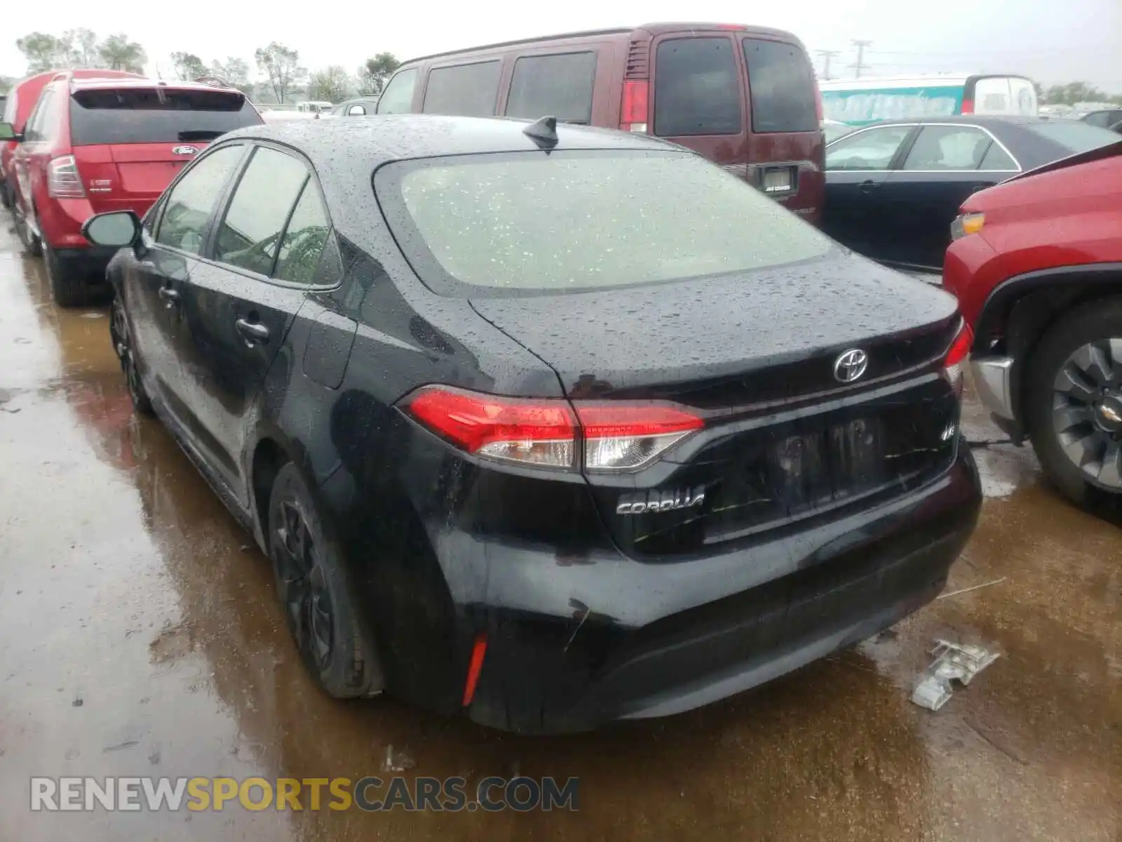 3 Photograph of a damaged car JTDEPRAE7LJ025377 TOYOTA COROLLA 2020