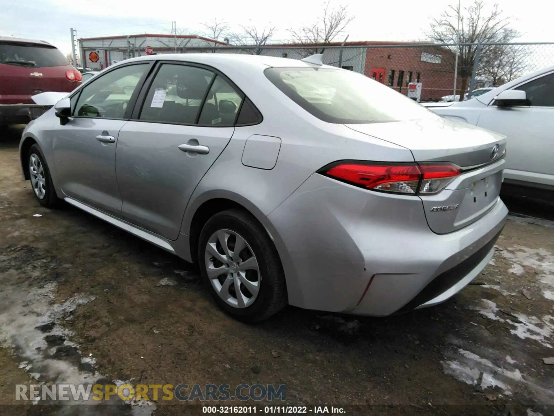 3 Photograph of a damaged car JTDEPRAE7LJ036511 TOYOTA COROLLA 2020