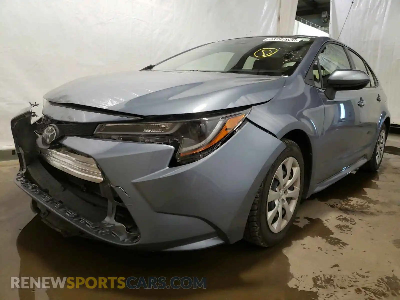 2 Photograph of a damaged car JTDEPRAE7LJ043880 TOYOTA COROLLA 2020