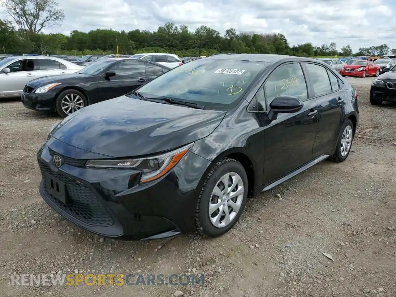 2 Photograph of a damaged car JTDEPRAE7LJ044382 TOYOTA COROLLA 2020
