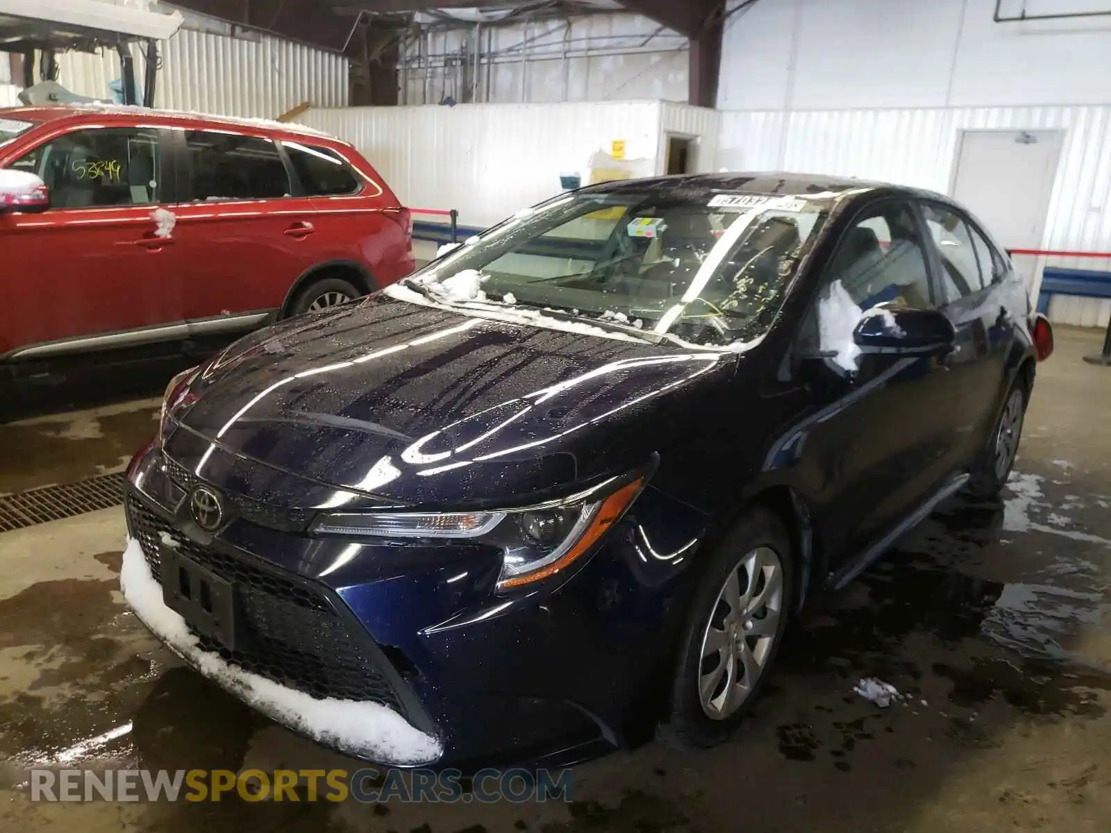 2 Photograph of a damaged car JTDEPRAE7LJ046410 TOYOTA COROLLA 2020