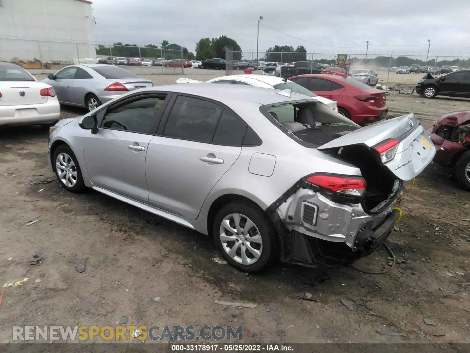 3 Photograph of a damaged car JTDEPRAE7LJ051946 TOYOTA COROLLA 2020