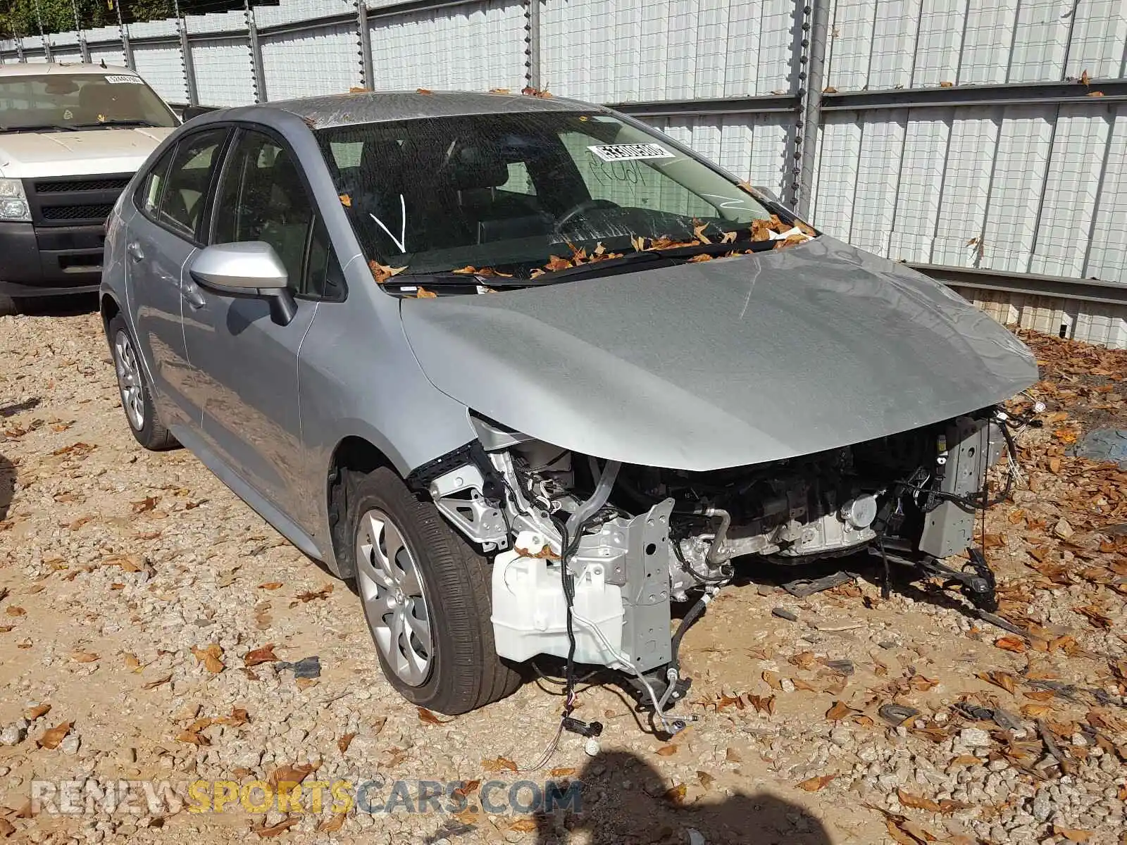 1 Photograph of a damaged car JTDEPRAE7LJ055026 TOYOTA COROLLA 2020
