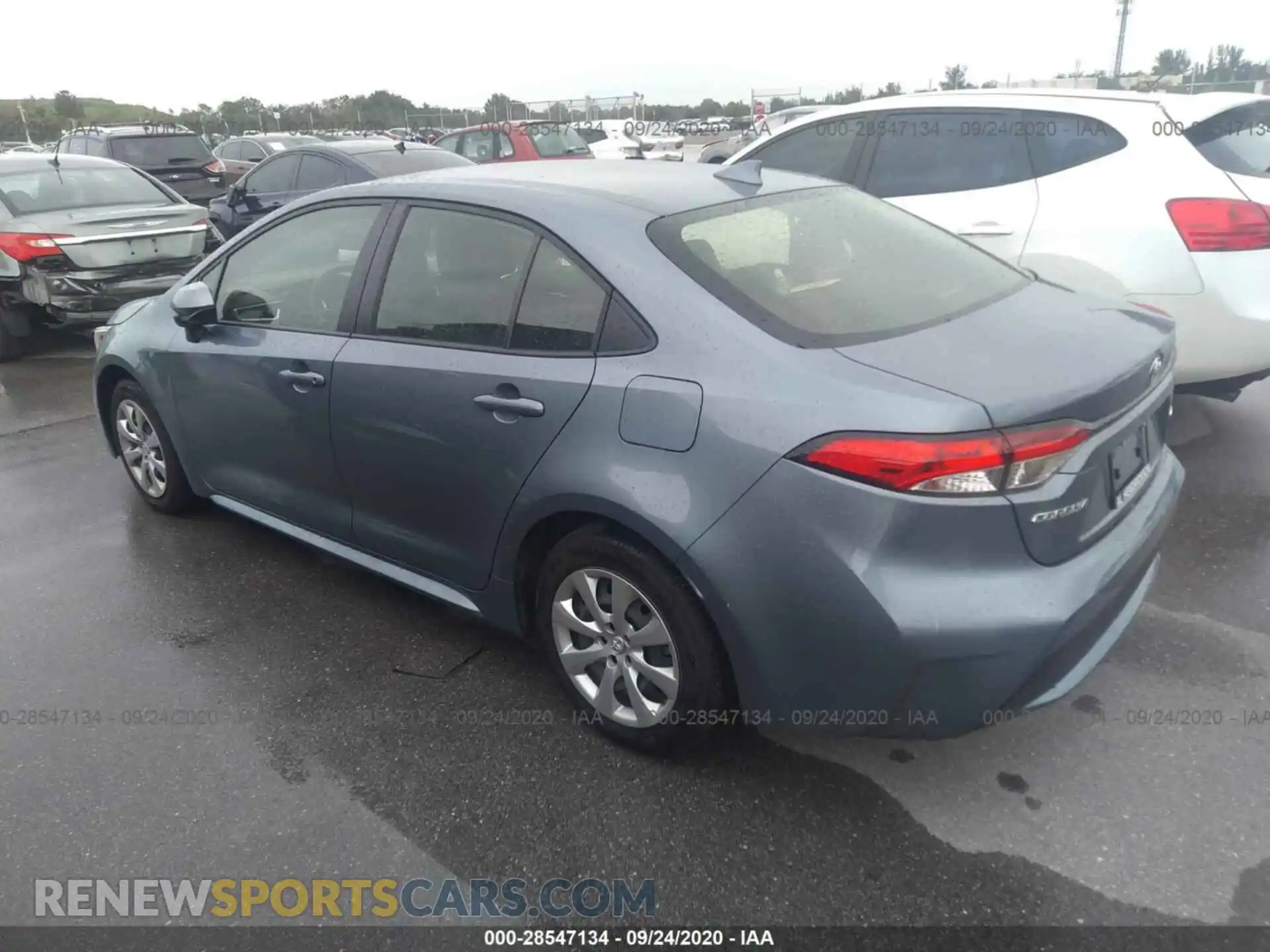 3 Photograph of a damaged car JTDEPRAE7LJ062932 TOYOTA COROLLA 2020