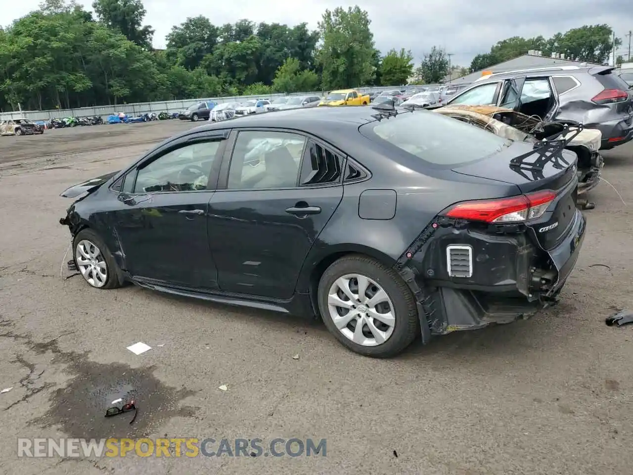 2 Photograph of a damaged car JTDEPRAE7LJ065989 TOYOTA COROLLA 2020