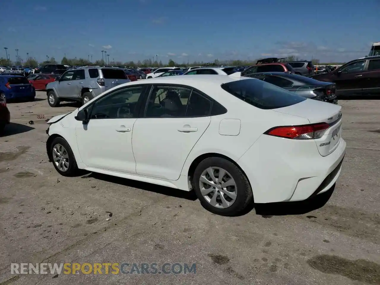 2 Photograph of a damaged car JTDEPRAE7LJ078550 TOYOTA COROLLA 2020