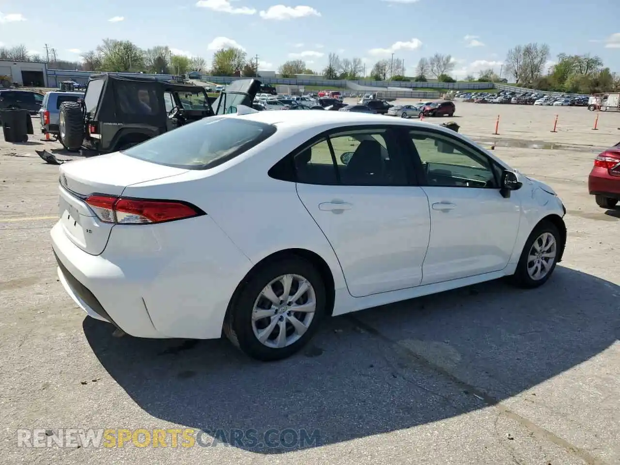 3 Photograph of a damaged car JTDEPRAE7LJ078550 TOYOTA COROLLA 2020