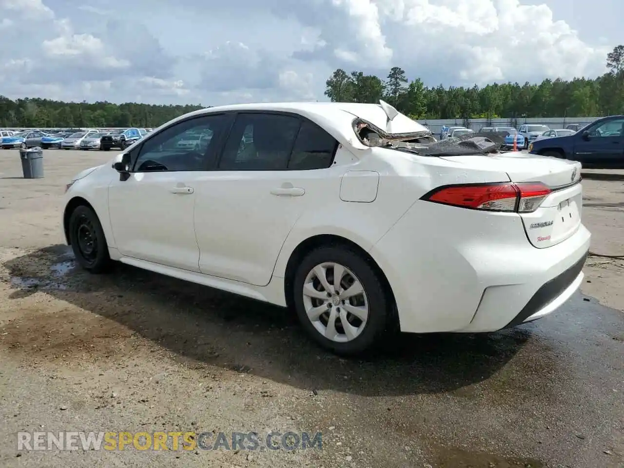 2 Photograph of a damaged car JTDEPRAE7LJ078662 TOYOTA COROLLA 2020