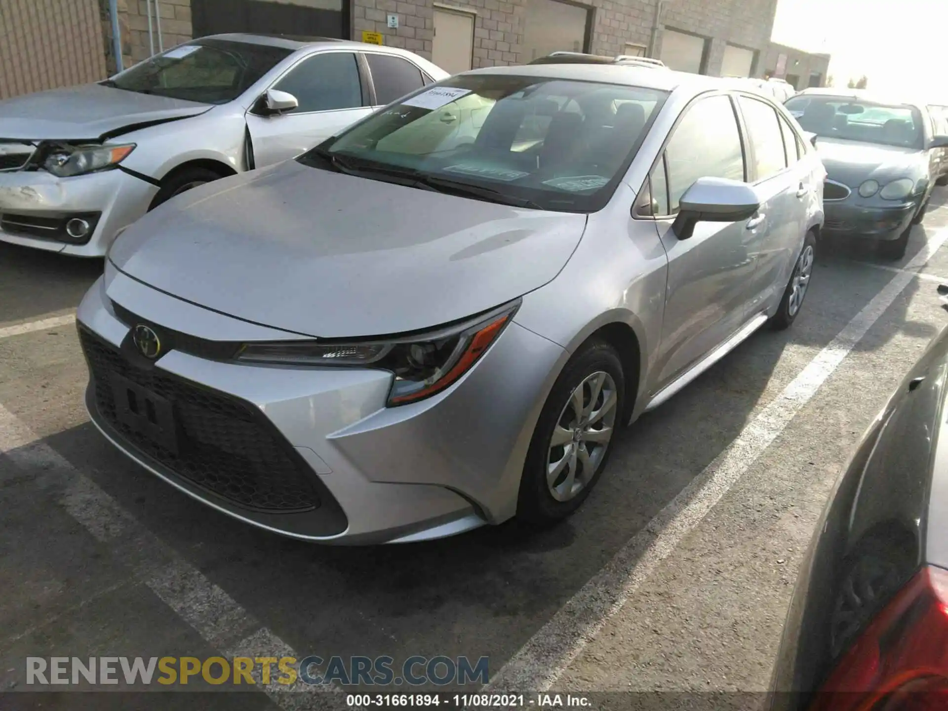 2 Photograph of a damaged car JTDEPRAE7LJ090200 TOYOTA COROLLA 2020