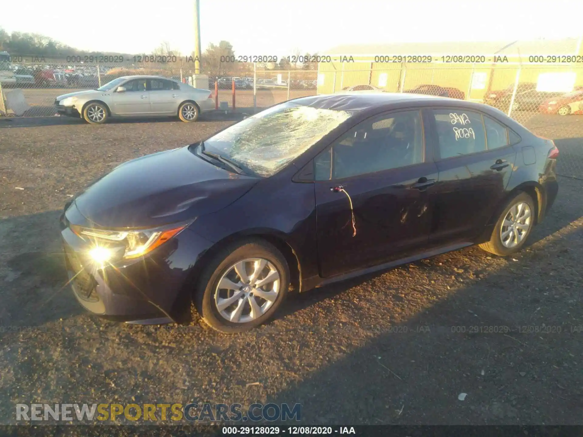 2 Photograph of a damaged car JTDEPRAE7LJ093453 TOYOTA COROLLA 2020