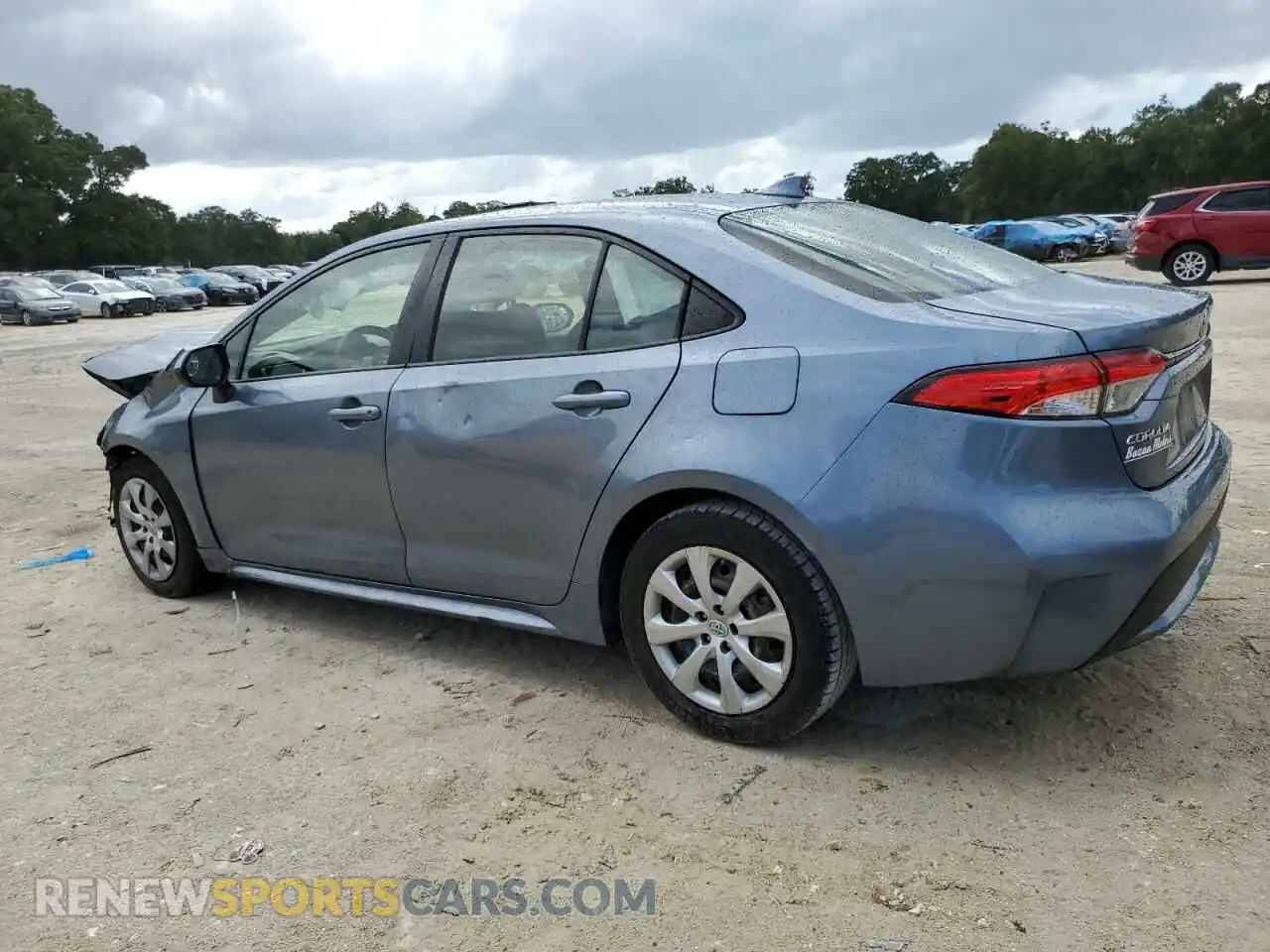 2 Photograph of a damaged car JTDEPRAE7LJ094344 TOYOTA COROLLA 2020