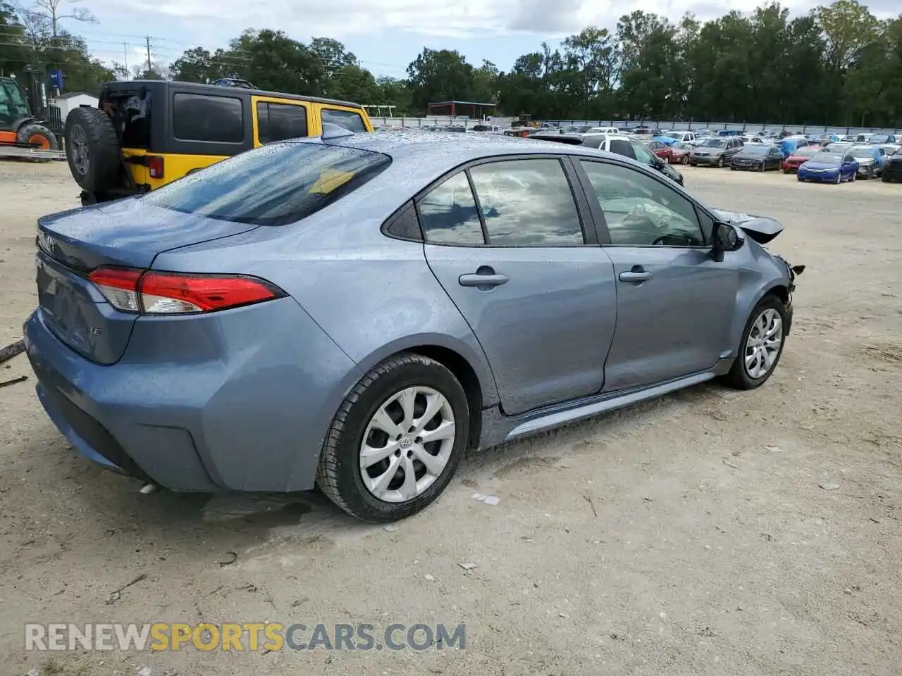 3 Photograph of a damaged car JTDEPRAE7LJ094344 TOYOTA COROLLA 2020