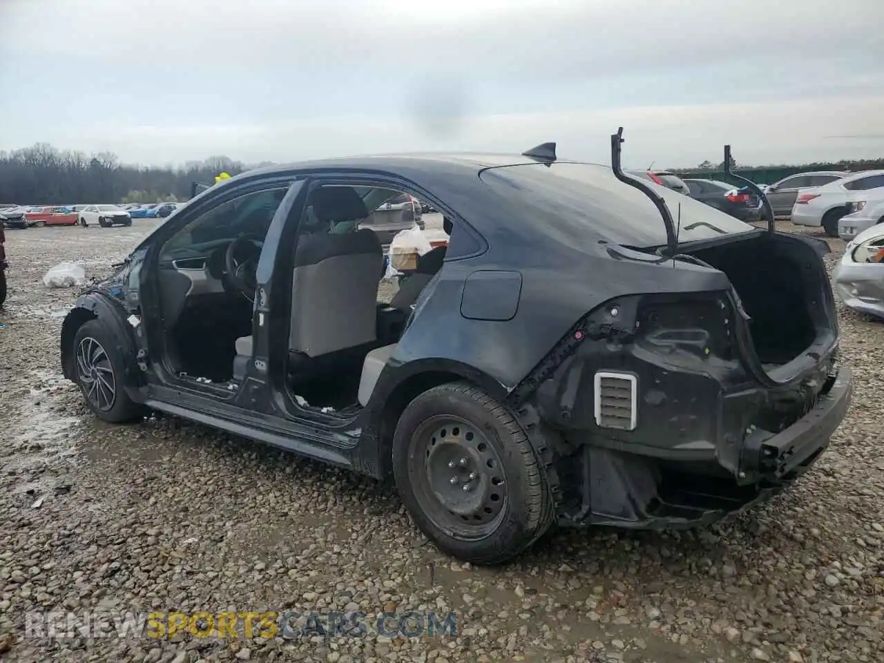 2 Photograph of a damaged car JTDEPRAE7LJ095557 TOYOTA COROLLA 2020