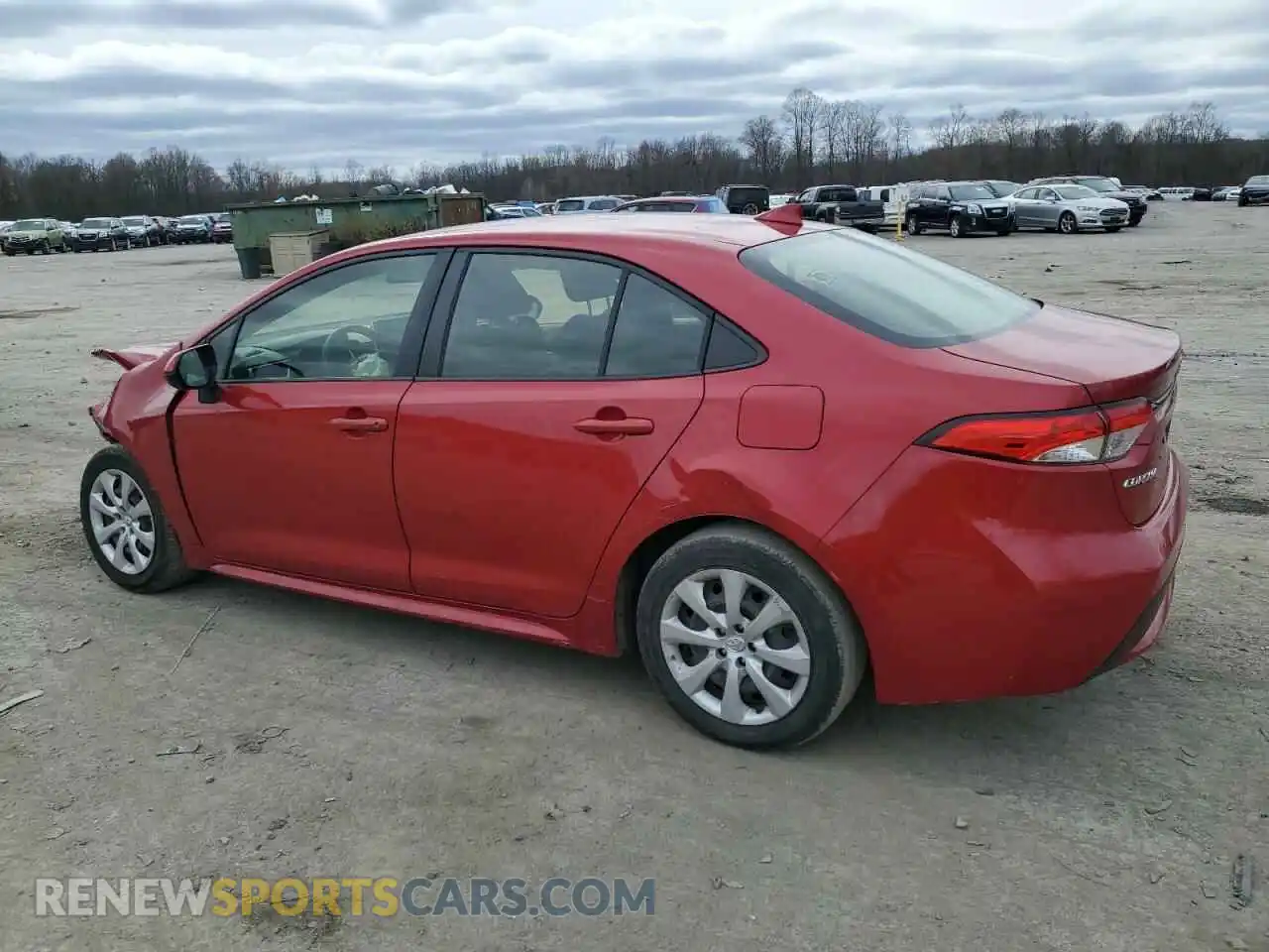 2 Photograph of a damaged car JTDEPRAE7LJ096191 TOYOTA COROLLA 2020