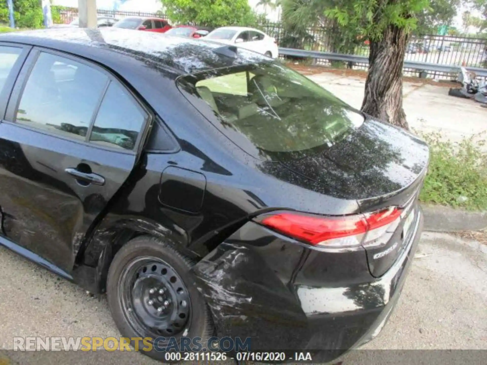 3 Photograph of a damaged car JTDEPRAE7LJ096501 TOYOTA COROLLA 2020