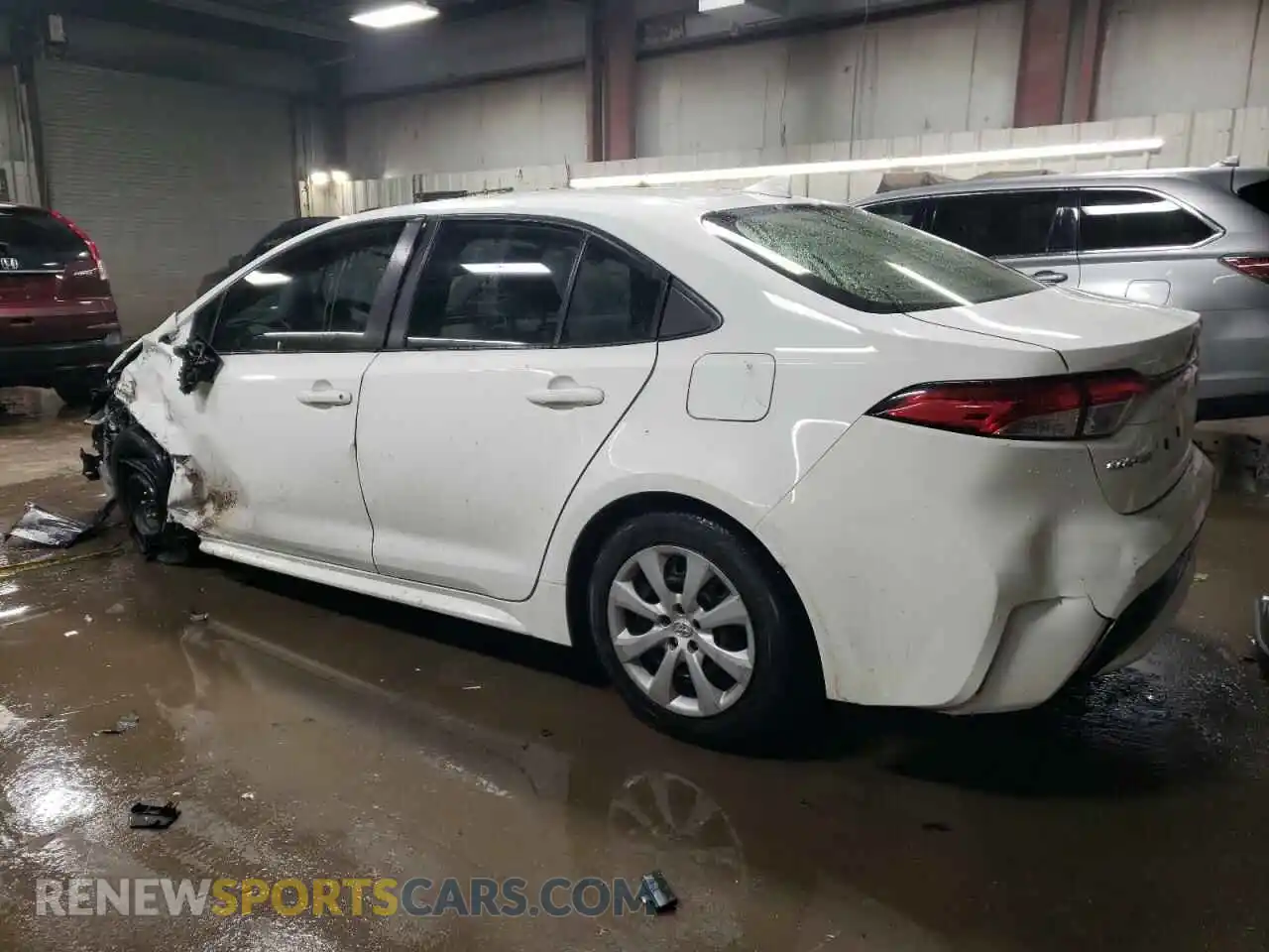 2 Photograph of a damaged car JTDEPRAE7LJ096806 TOYOTA COROLLA 2020