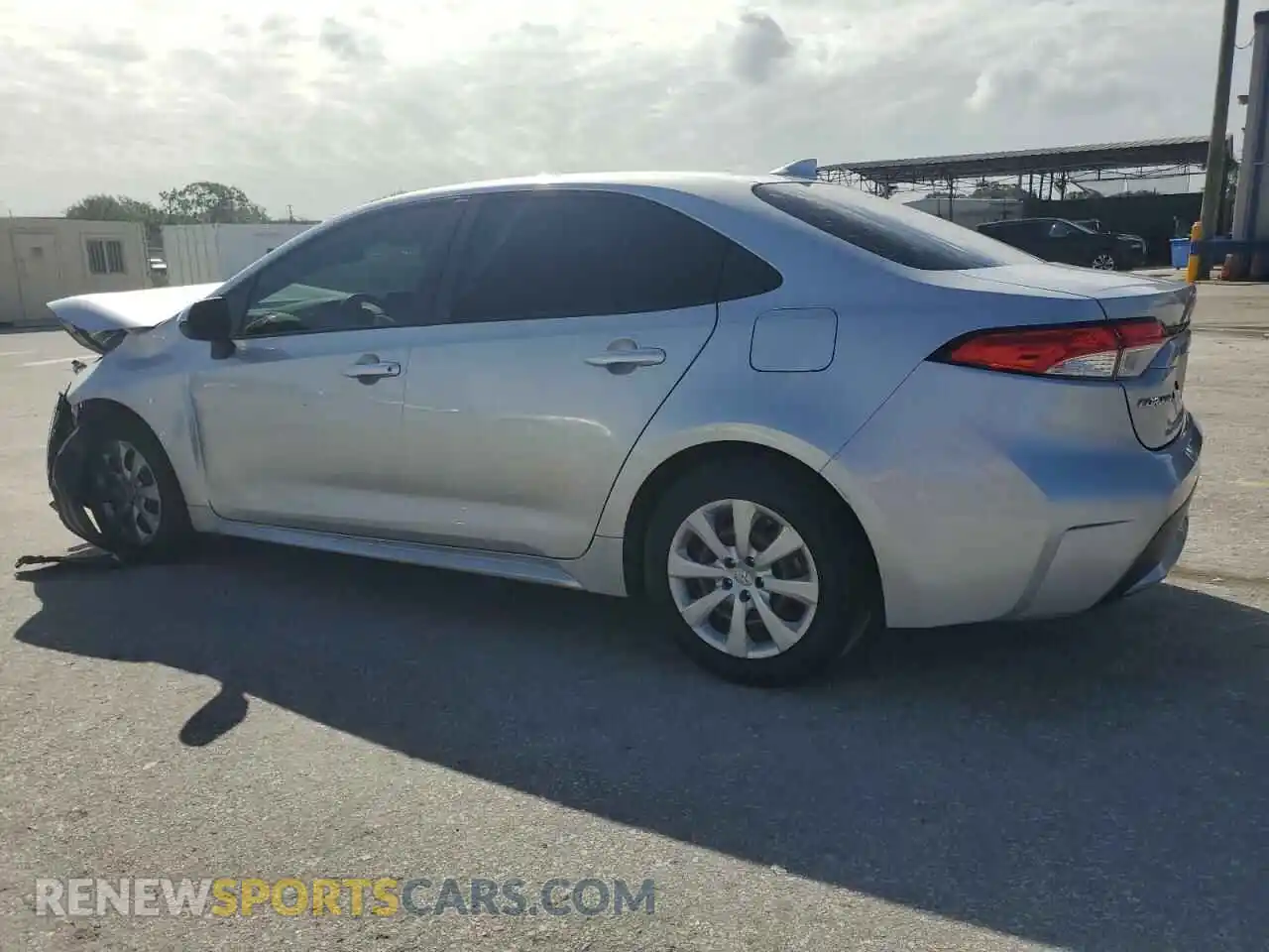 2 Photograph of a damaged car JTDEPRAE7LJ098460 TOYOTA COROLLA 2020