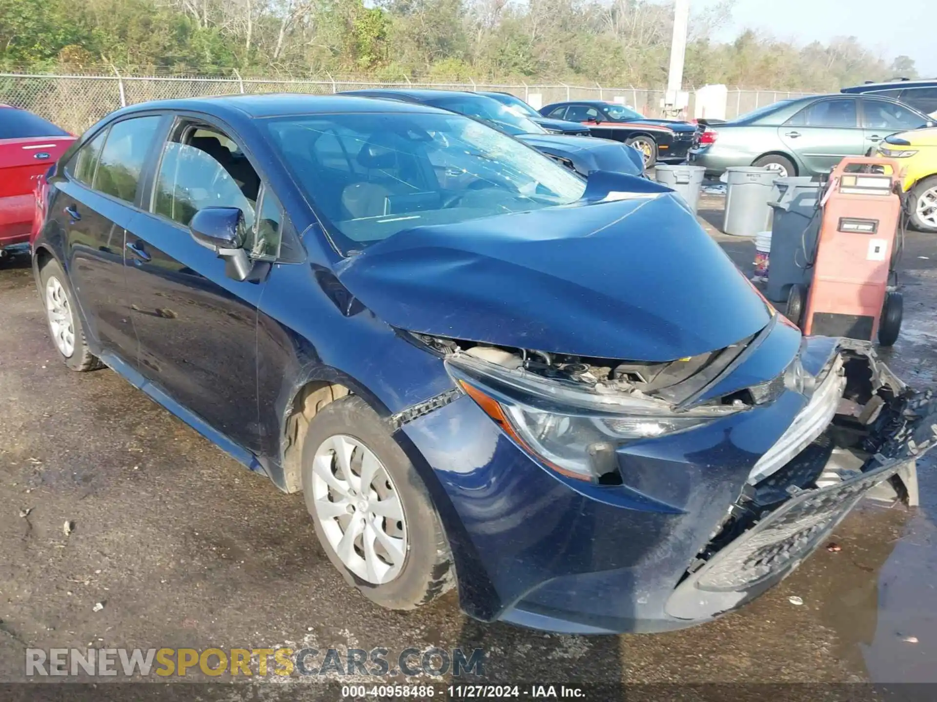 1 Photograph of a damaged car JTDEPRAE7LJ104841 TOYOTA COROLLA 2020