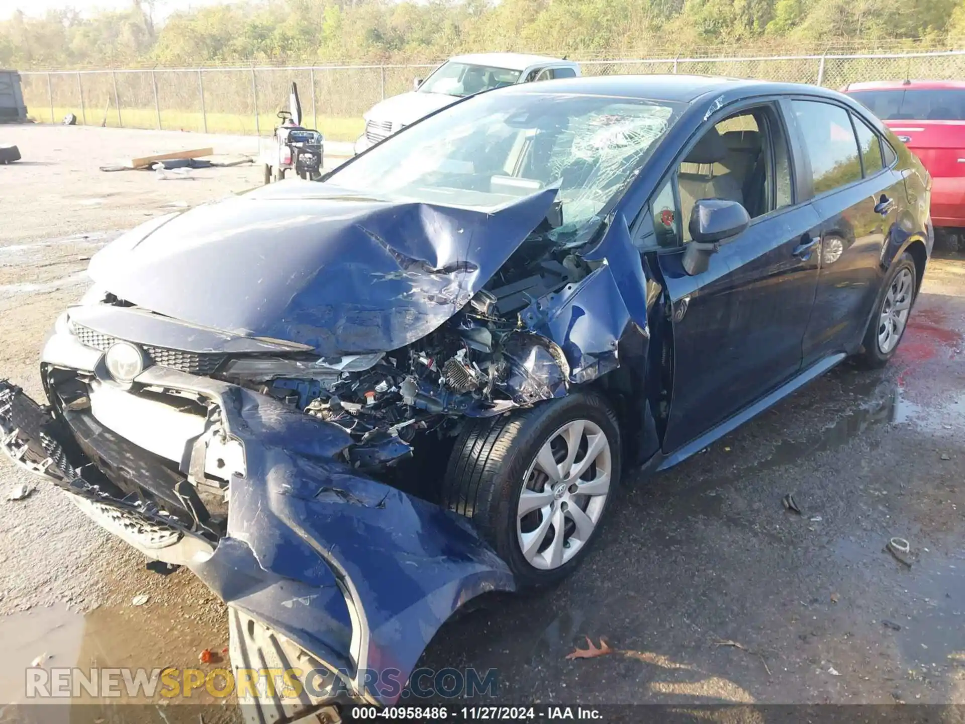 2 Photograph of a damaged car JTDEPRAE7LJ104841 TOYOTA COROLLA 2020