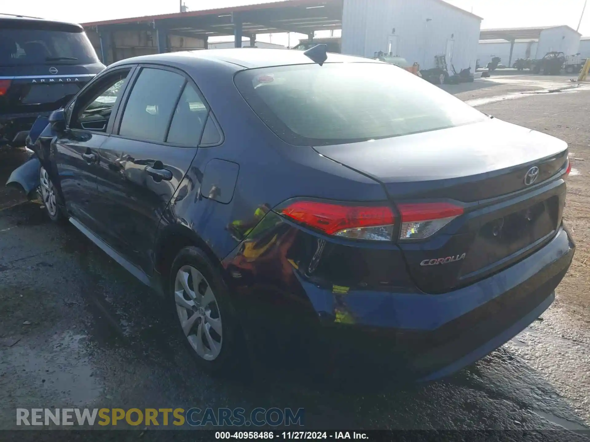 3 Photograph of a damaged car JTDEPRAE7LJ104841 TOYOTA COROLLA 2020