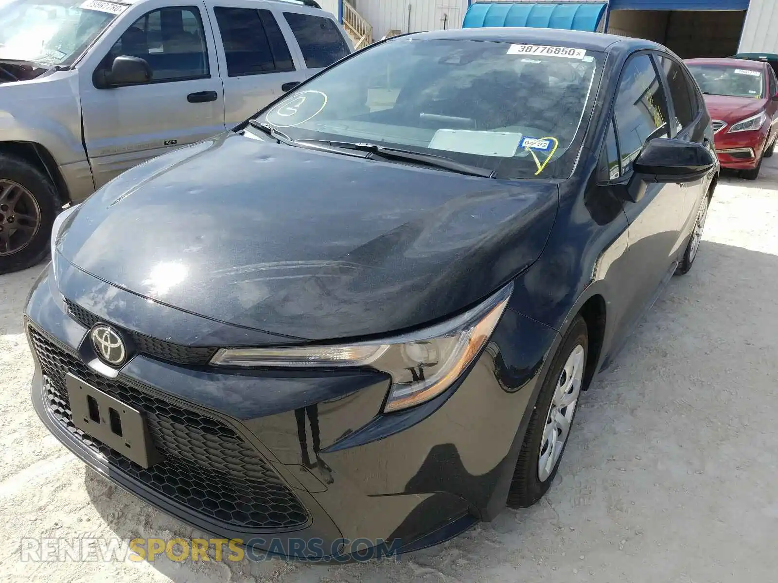 2 Photograph of a damaged car JTDEPRAE7LJ109912 TOYOTA COROLLA 2020