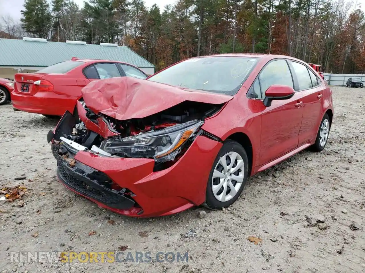 2 Photograph of a damaged car JTDEPRAE7LJ115290 TOYOTA COROLLA 2020