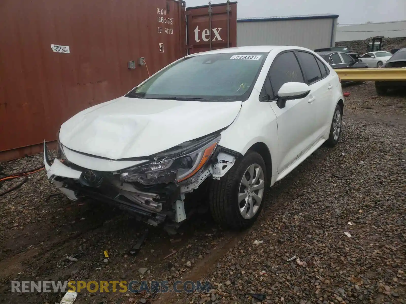 2 Photograph of a damaged car JTDEPRAE8LJ003632 TOYOTA COROLLA 2020