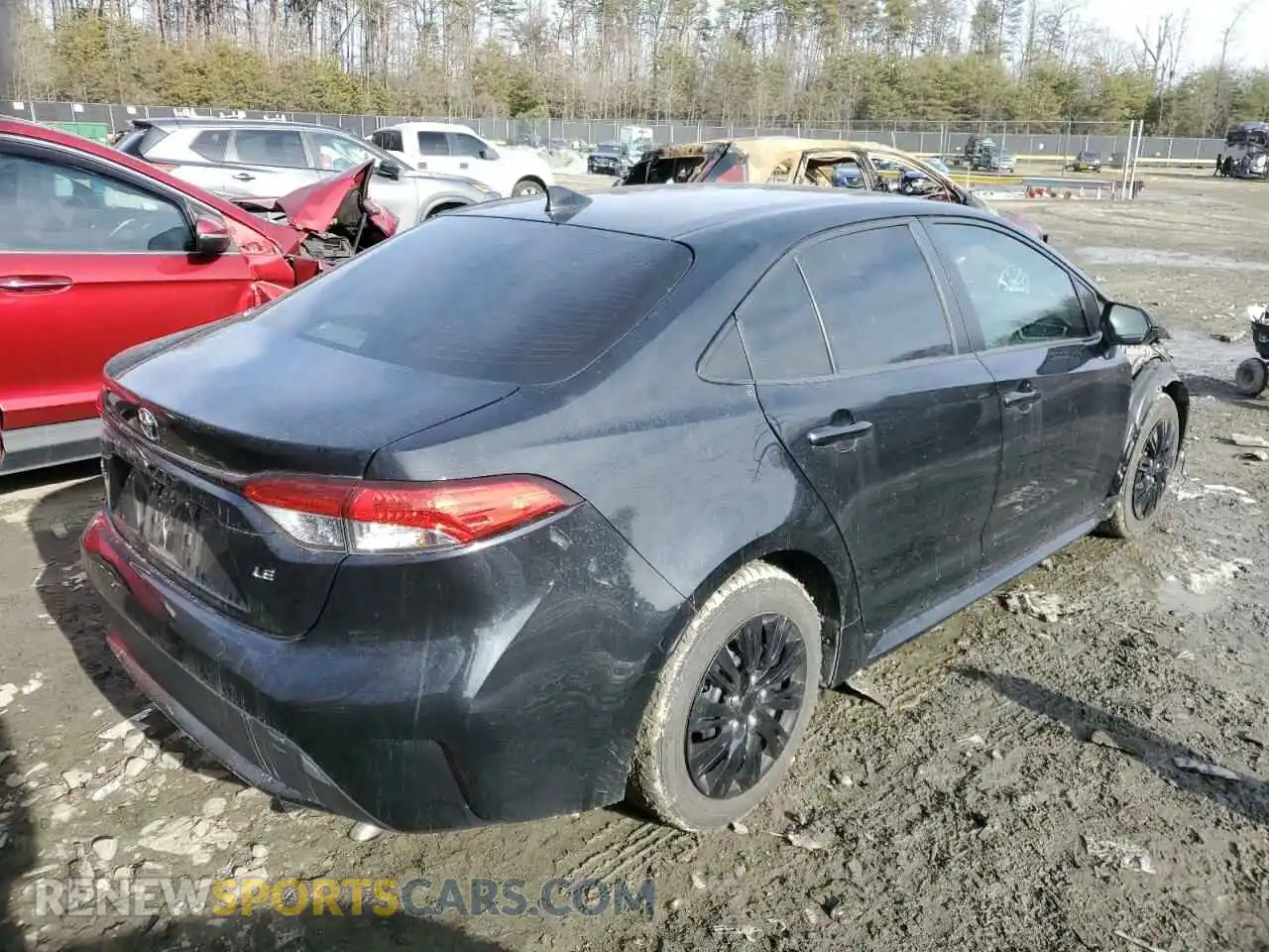3 Photograph of a damaged car JTDEPRAE8LJ005266 TOYOTA COROLLA 2020