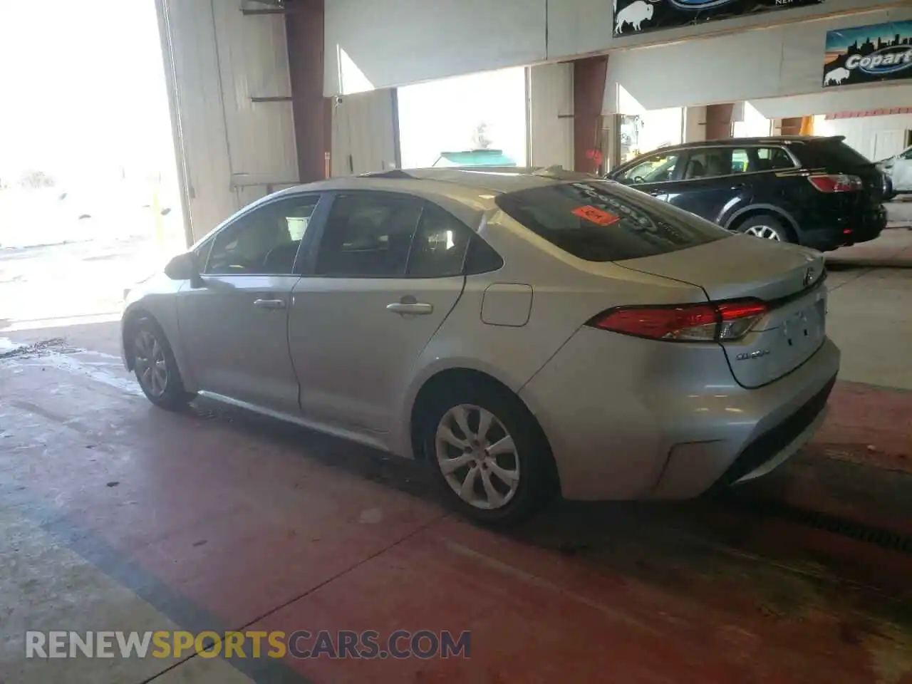 2 Photograph of a damaged car JTDEPRAE8LJ016221 TOYOTA COROLLA 2020
