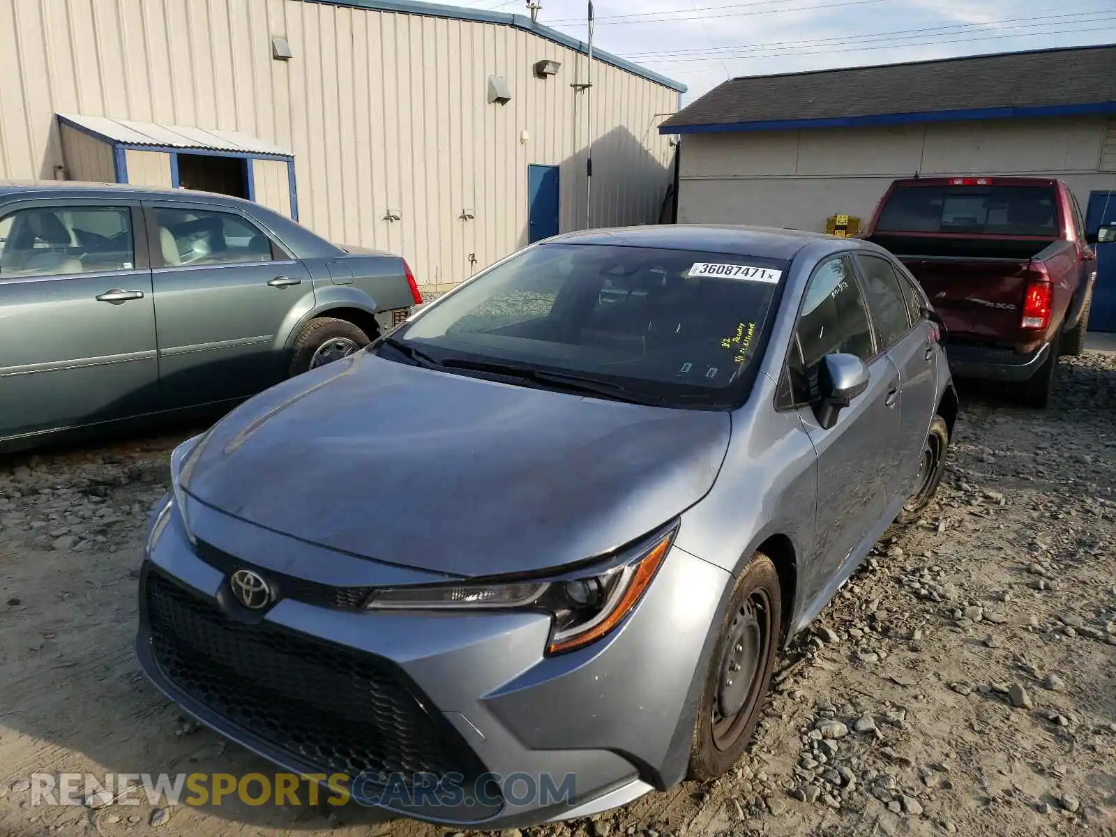 2 Photograph of a damaged car JTDEPRAE8LJ022620 TOYOTA COROLLA 2020