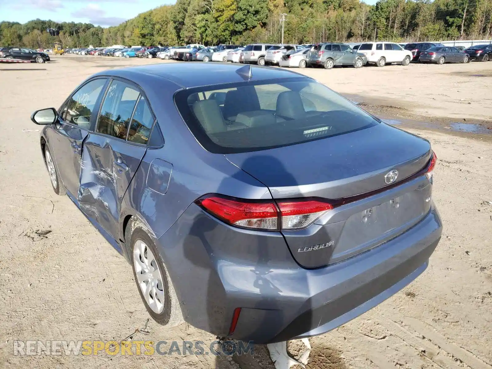 3 Photograph of a damaged car JTDEPRAE8LJ024173 TOYOTA COROLLA 2020