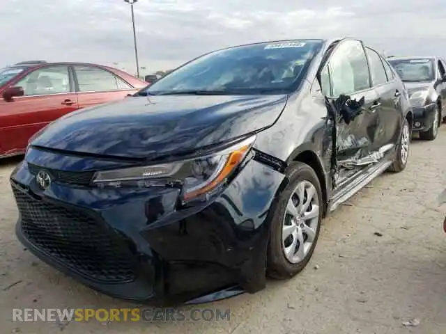 2 Photograph of a damaged car JTDEPRAE8LJ026280 TOYOTA COROLLA 2020