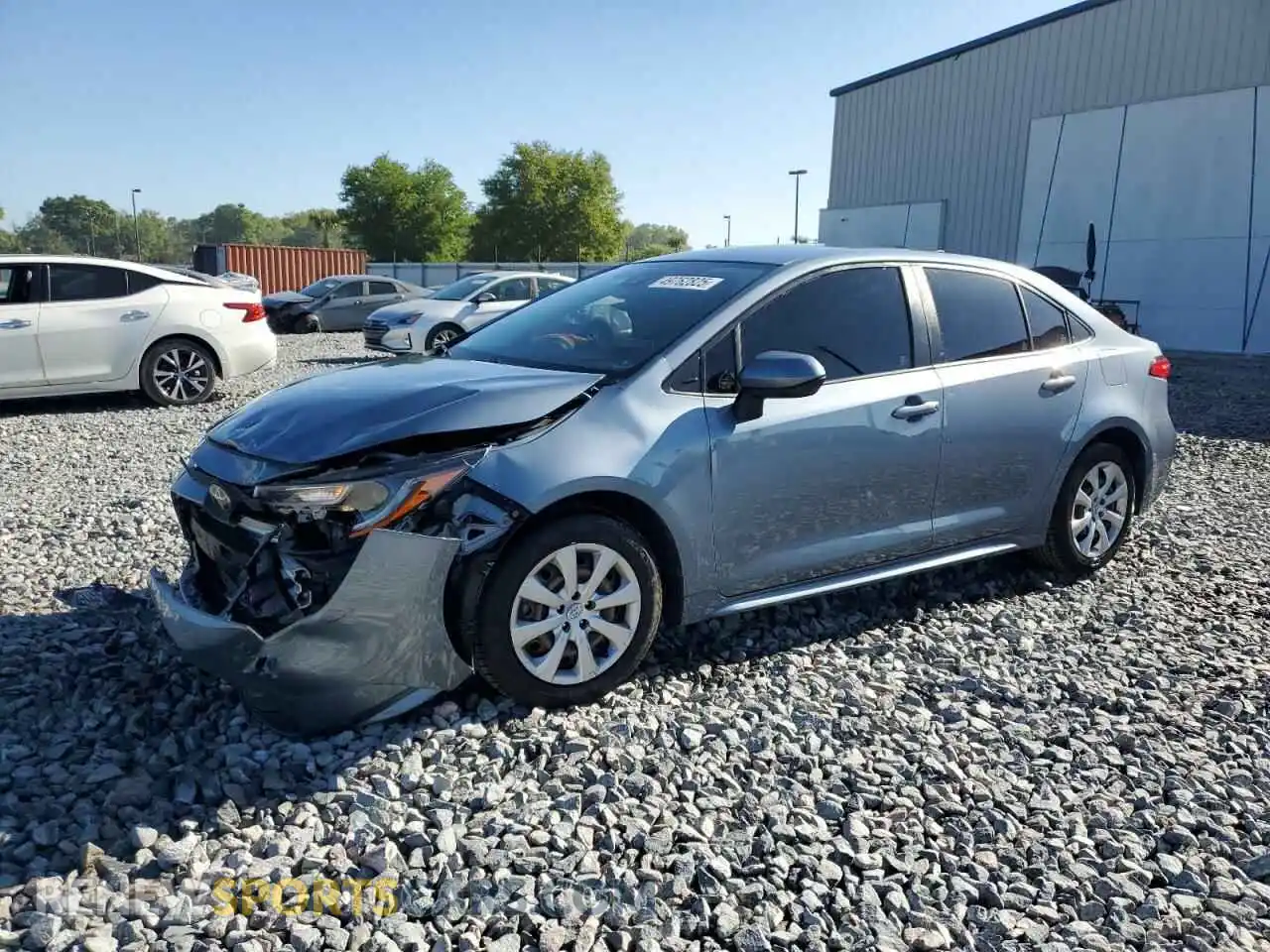 1 Photograph of a damaged car JTDEPRAE8LJ030202 TOYOTA COROLLA 2020