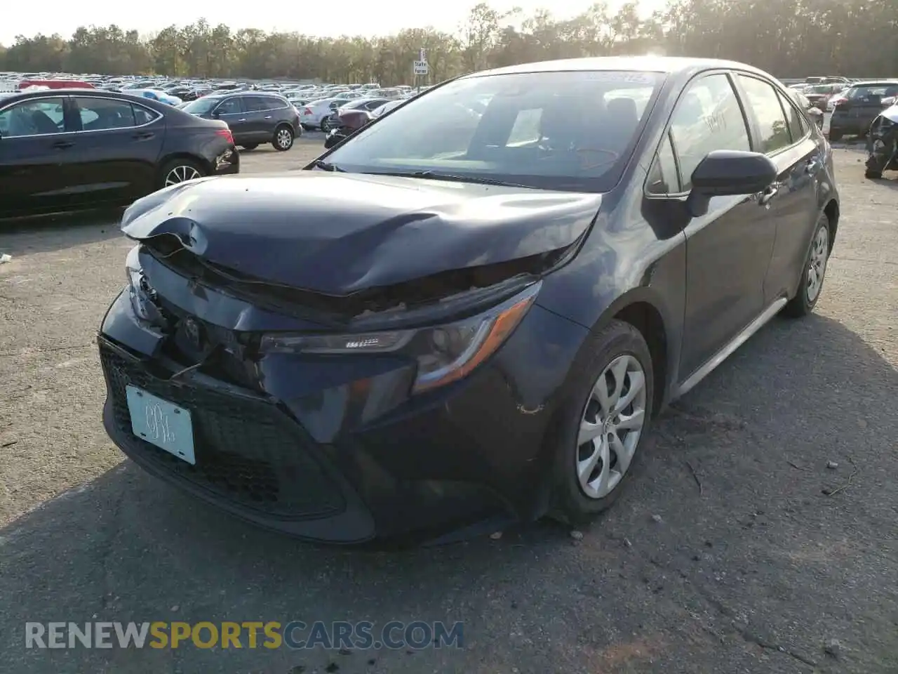 2 Photograph of a damaged car JTDEPRAE8LJ035948 TOYOTA COROLLA 2020