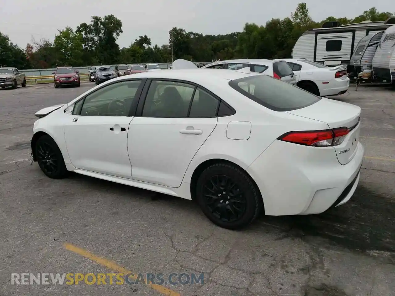 2 Photograph of a damaged car JTDEPRAE8LJ041846 TOYOTA COROLLA 2020