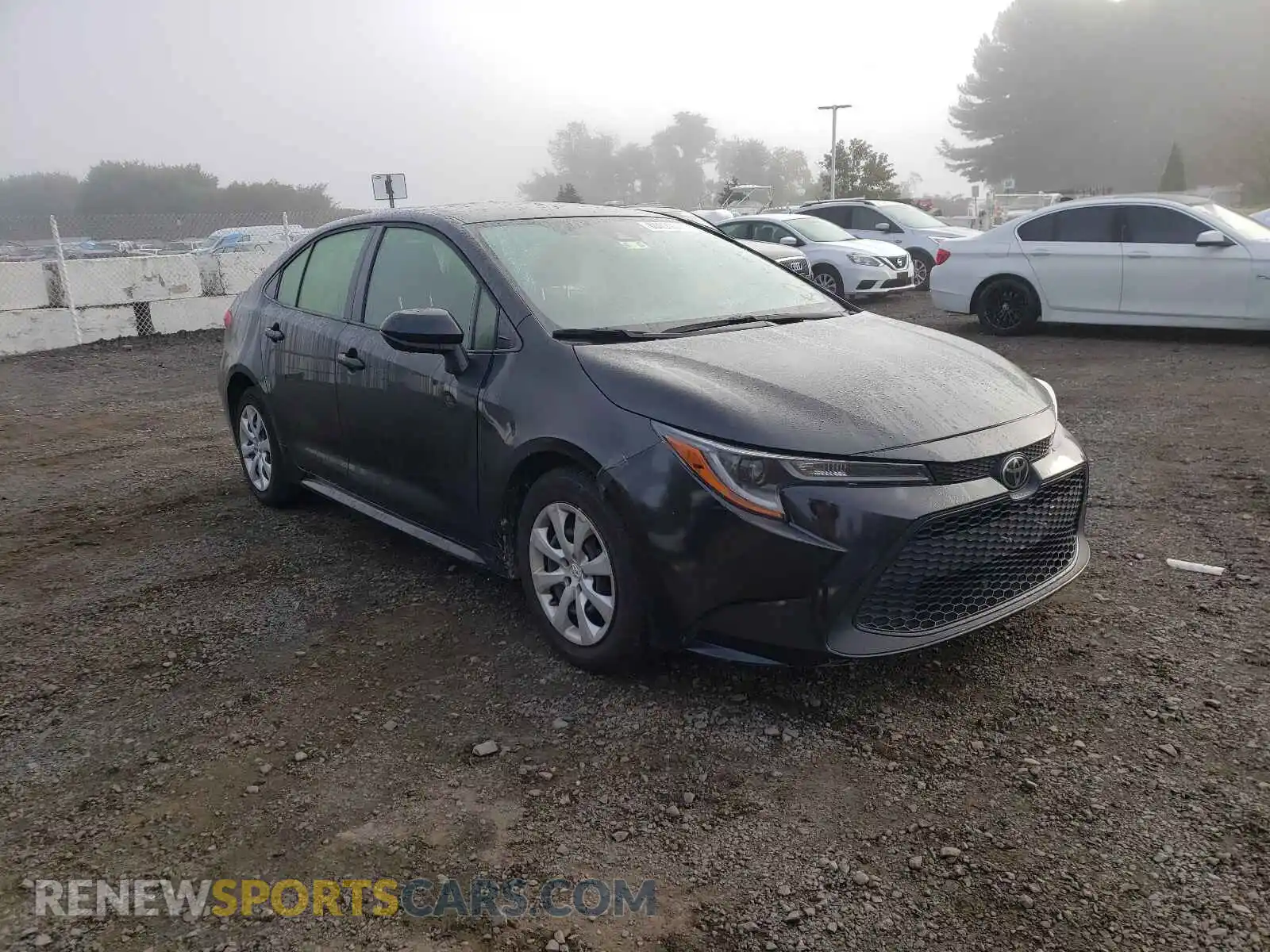 1 Photograph of a damaged car JTDEPRAE8LJ044004 TOYOTA COROLLA 2020